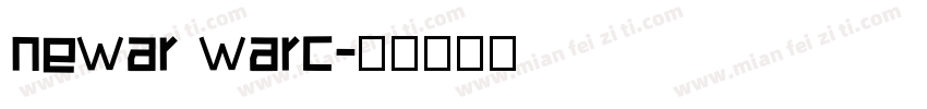 newar warc字体转换